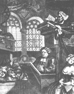 Die schlafende Versammlung (Repro aus >>Das Sanduhrenbuch<<, Ernst J�nger, Verlag Vittorio Klostermann, Frankfurt am Main)